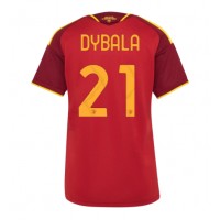 Stroje piłkarskie AS Roma Paulo Dybala #21 Koszulka Podstawowej dla damskie 2026-27 Krótki Rękaw